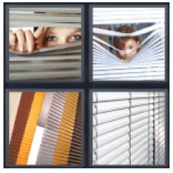 4 pics 1 word curtains blinds