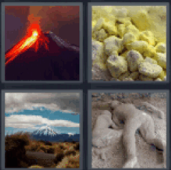 4-pics-1-word-volcano