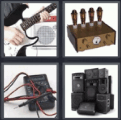 4 pics 1 word electric guitar