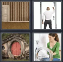 4-pics-1-word-door