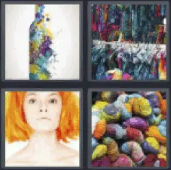 4 Pics 1 Word red haired woman
