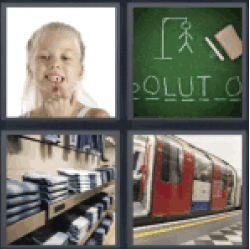 4 Pics 1 Word teeth girl