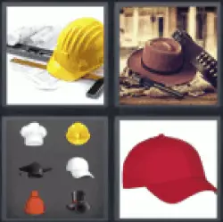 4 Pics 1 Word worker helmet
