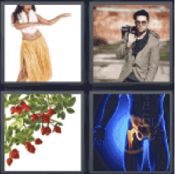 4 Pics 1 Word woman dancing