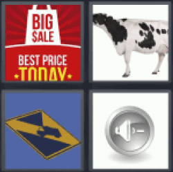 4 Pics 1 Word big sale cow