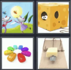 4 pics 1 word mouse trap
