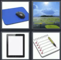 4 Pics 1 Word tablet