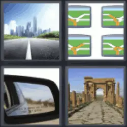 4 pics 1 word rear view mirror