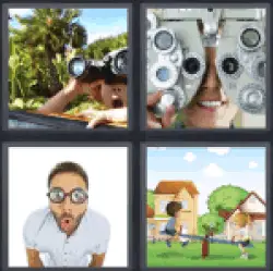 4 Pics 1 Word binoculars