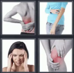 4 Pics 1 Word back pain