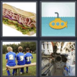 4 Pics 1 Word sandwich