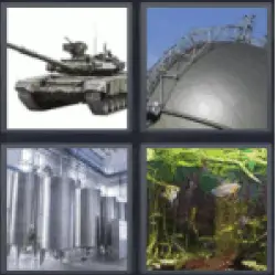4 pics 1 word army tank
