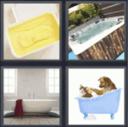 4 Pics 1 Word jacuzzi