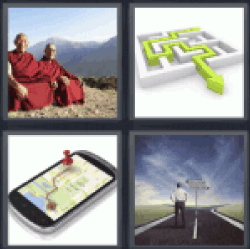 4 Pics 1 Word buddhists