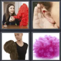 4 Pics 1 Word hand on the ear
