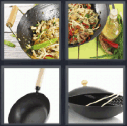 4-pics-1-word-wok