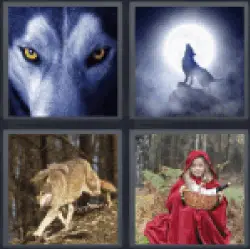 4 Pics 1 Word Red Riding Hood