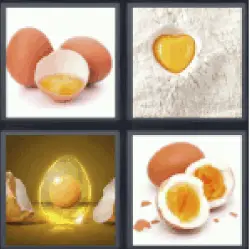4 Pics 1 Word egg