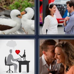 4 pics 1 word love couple