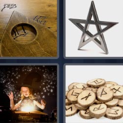 4 pics 1 word Ouija and runes