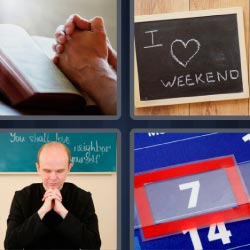 4 pics 1 word I love weekend