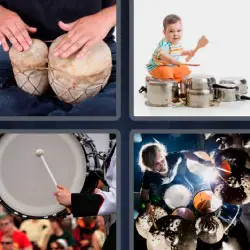 4 pics 1 word percussion instruments