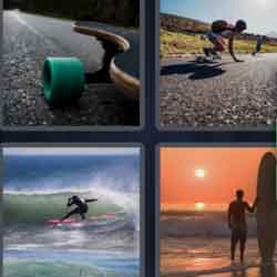 4 pics 1 word beach