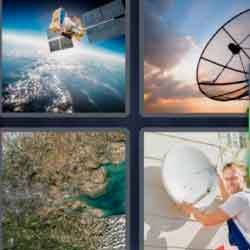 4 pics 1 word 9 letters antenna satellite