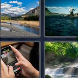 4 pics 1 word 9 letters river phone