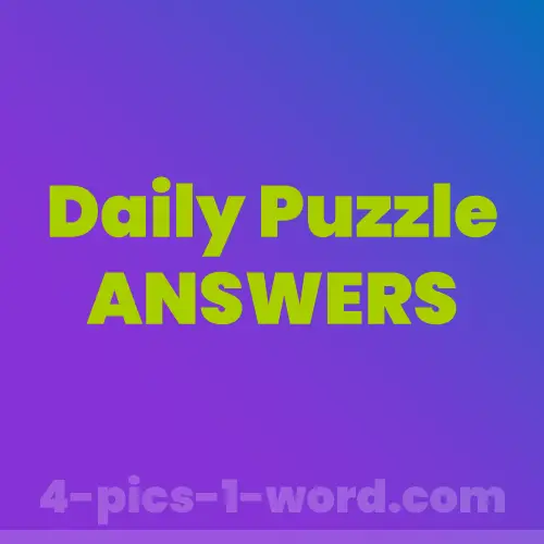 4 pics 1 word Daily Puzzle