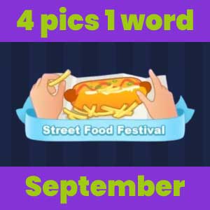 4 pics 1 word September 2025
